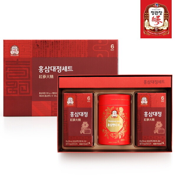 홍삼대정세트 (250g*2병+홍삼캔디120g)