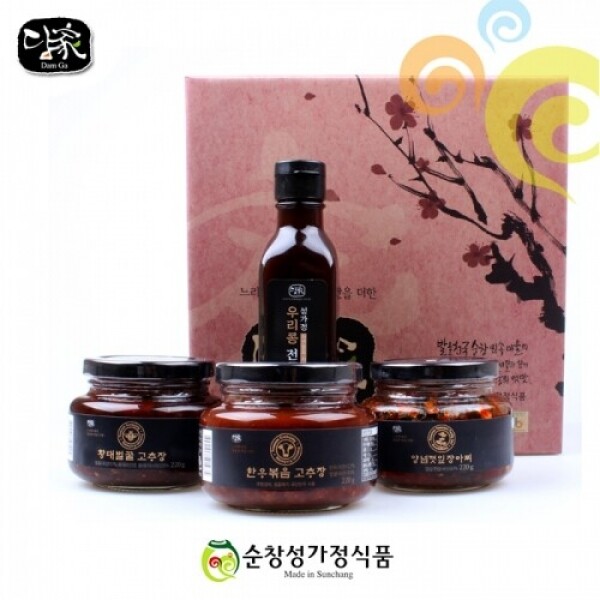 곰곰장터,천년의 장_블랙라벨 4종 선물세트 1호