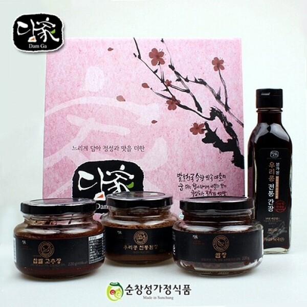곰곰장터,천년의 장_블랙라벨 4종 선물세트 2호